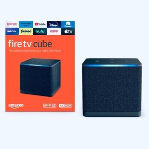 Amazon Smart Fire TV Cube (3rd Generation Media Streaming Entertainment Hub Box